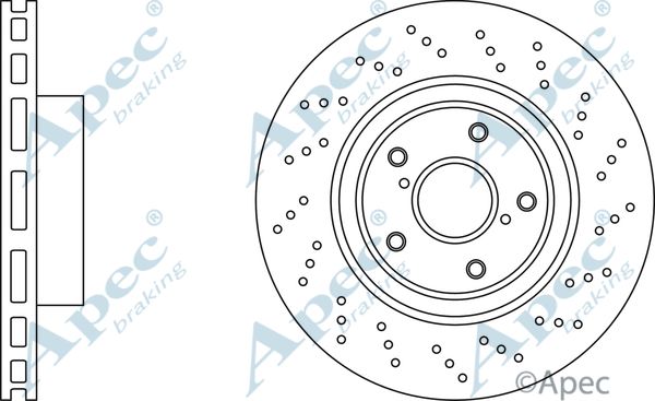 APEC BRAKING Тормозной диск DSK2961